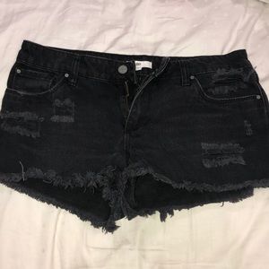 Black B.P jean shorts